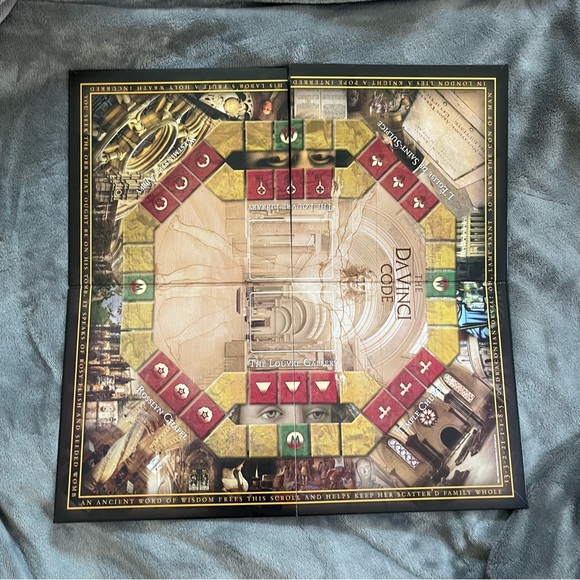 The DaVinci Code Board Game 2006 Columbia Roseart - Picture 5 of 6